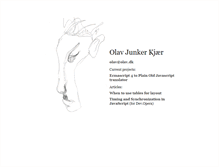 Tablet Screenshot of olav.dk